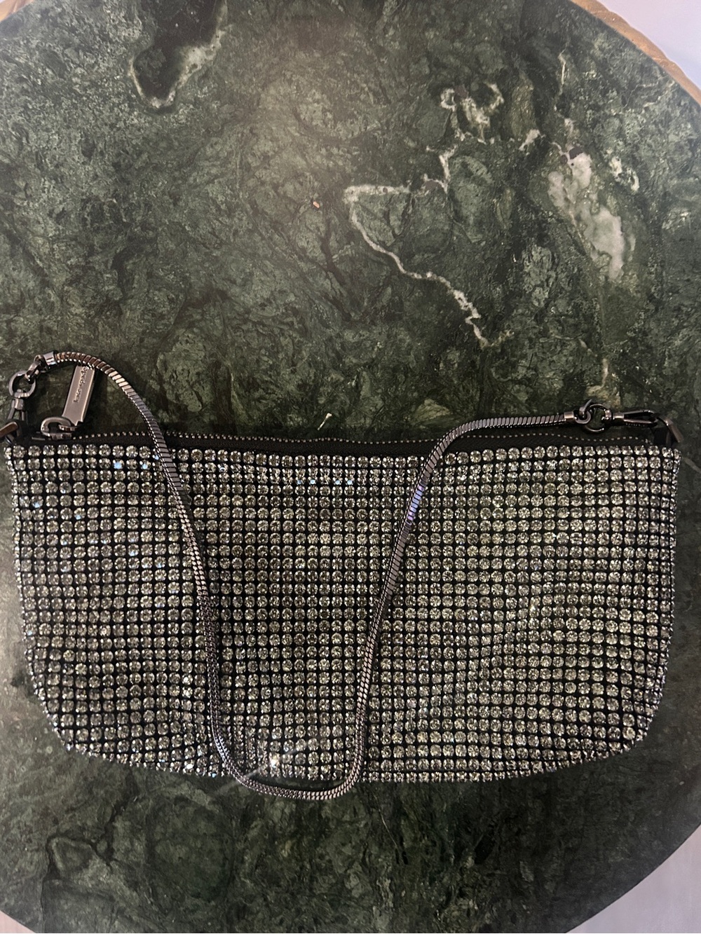 Kate Spade Andie Faux Crystal Mesh Small Shoulder